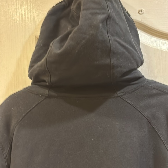 ALO SWEATSHIRT/JACKET SHERPA LINED WITH HOOD AND FRONT POCKETS SIZE MEDIUM - Picture 7 of 10